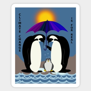 Climate Change is for Real, Just Ask Penguins Magnet